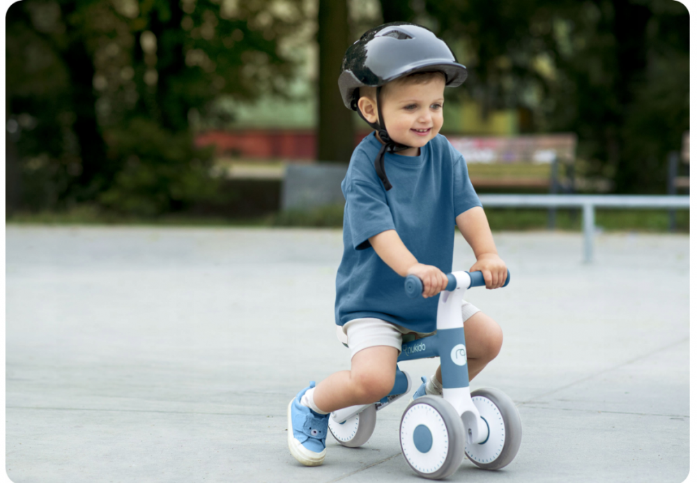 Bicicletă Echilibru Nukido Albastru | Pentru Dezvoltare - imagine 3