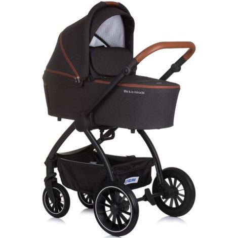 Carucior Chipolino Prestige 3 in 1 Negru - Sistem Complet - imagine 2