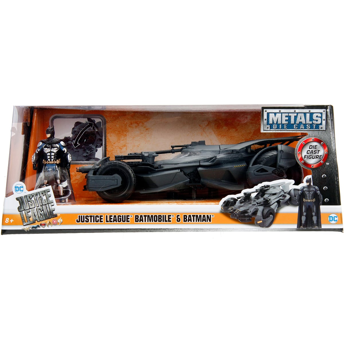 Set Batman si Batmetal Jada, 1:24