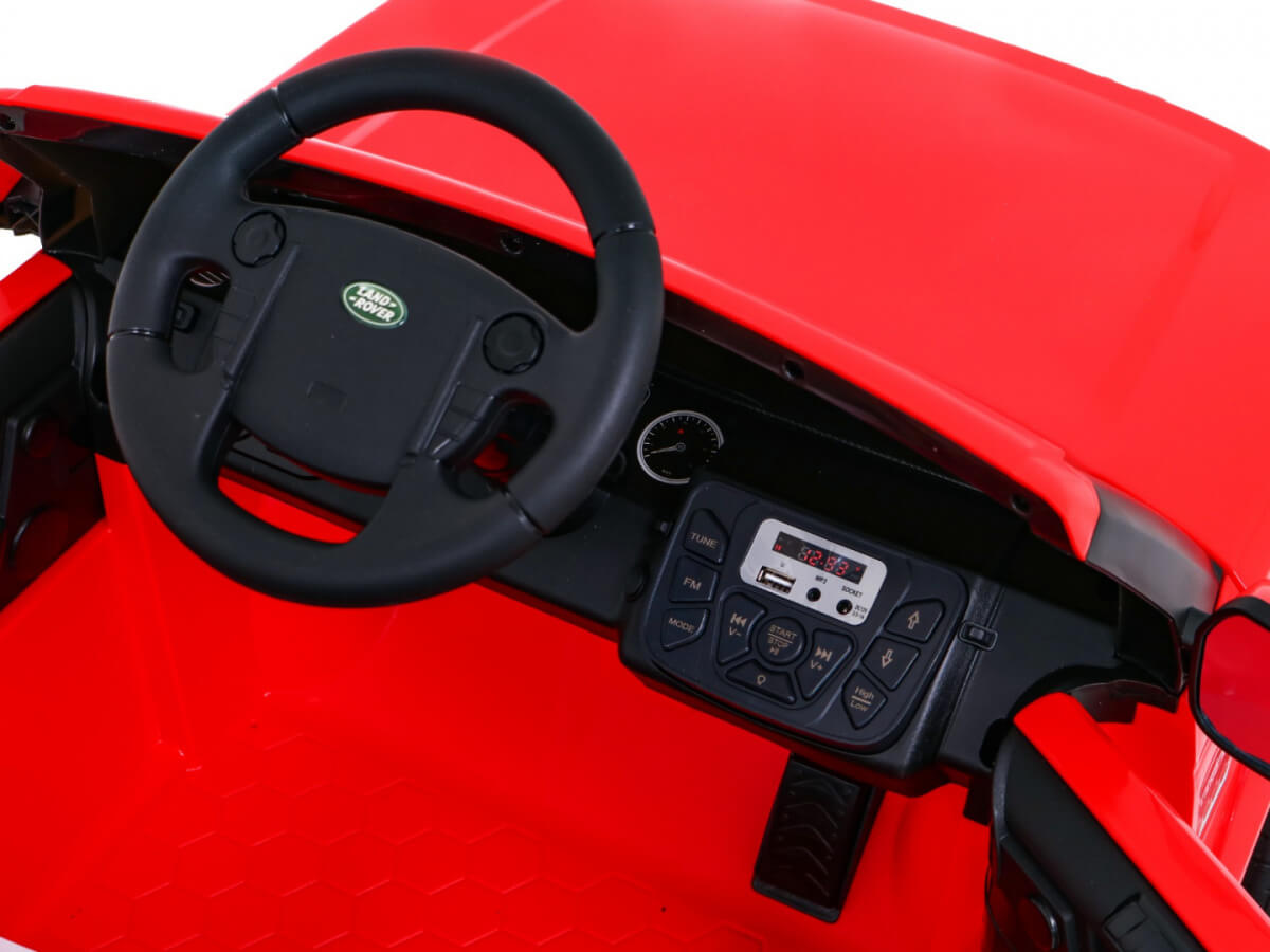 Masinuta Electrica Land Rover Discovery Rosu - imagine 6