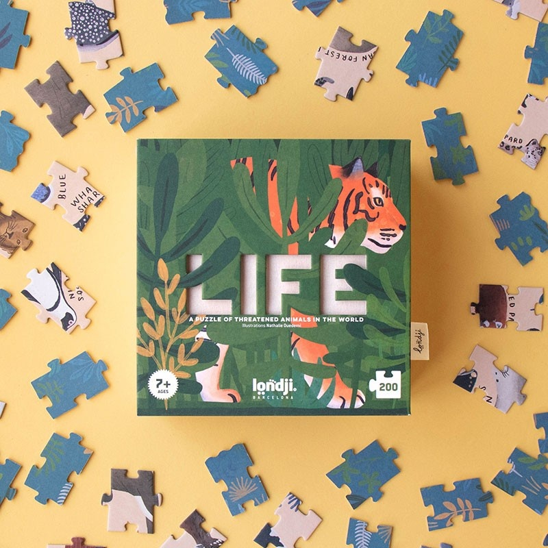 Puzzle Viața în Sălbăticie Londji | Joc Educațional