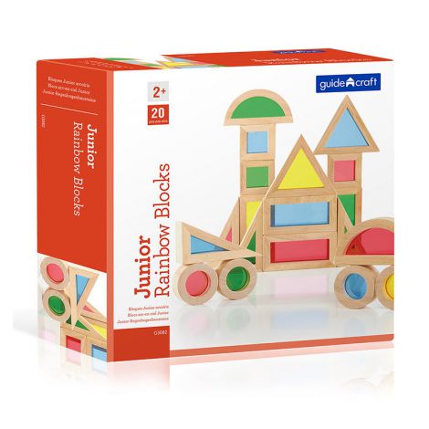 Junior Rainbow Blocks Guidecraft - Educativ - imagine 5