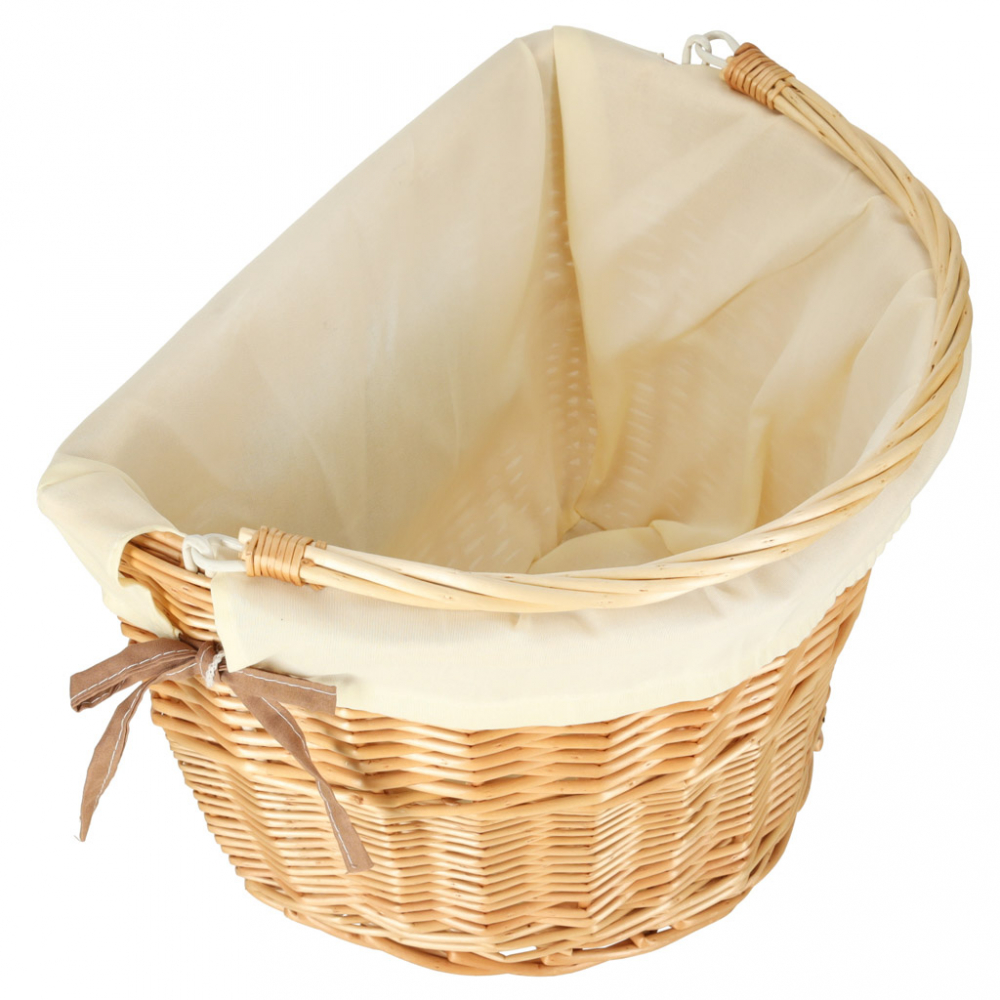 Cos Bicicleta Ikonka Rachita 26x23 cm White - imagine 9