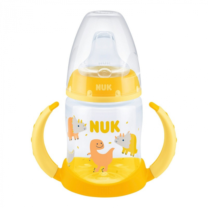 Biberon Nuk Control Temperatura, 150 ml, Galben