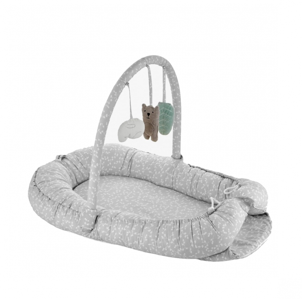 Salteluta Baby Nest Babyjem Gri | Somn Sigur - imagine 10