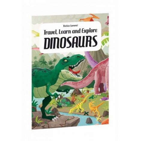 Sassi Kit Dinozauri Puzzle + Carte | Invățare Interactivă - imagine 2