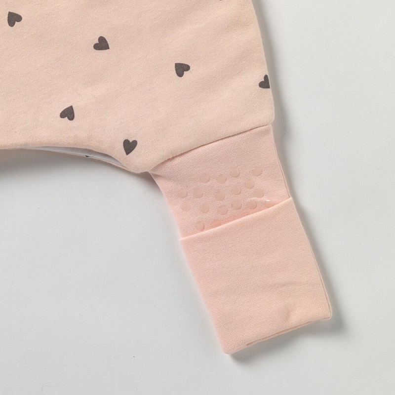 Sac Dormit Slumbersac Hearts cu Talpă, 100 cm - imagine 2