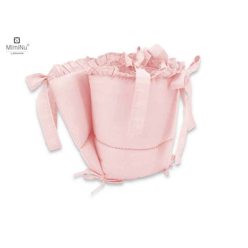 Set Lenjerie Patut MimiNu Royal 5 Piese, Roz - imagine 4