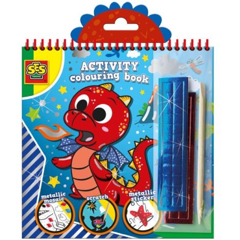 Carte Colorat Metalică 3-in-1 Ses Creative