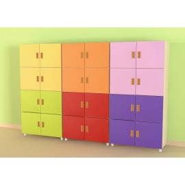 Set Inlandia 2 Moje Bambino - Mobilier Gradinita Colorat - imagine 2
