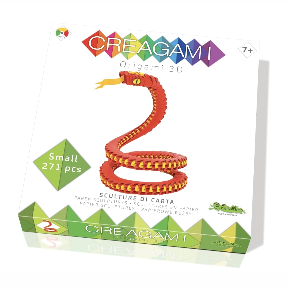 Joc Origami 3D Șarpe Creativa Mente | 271 Piese