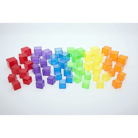 Set 54 Cuburi Translucide Tickit pentru Dezvoltare