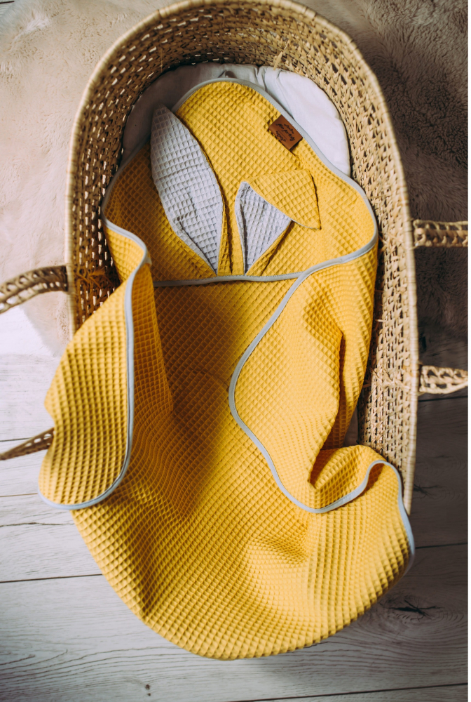 Prosop Baie Iepuras Galben | Floo for Baby - imagine 5