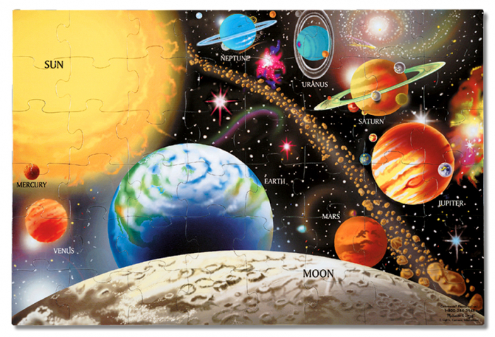 Puzzle Sistemul Solar Melissa & Doug 48 Piese