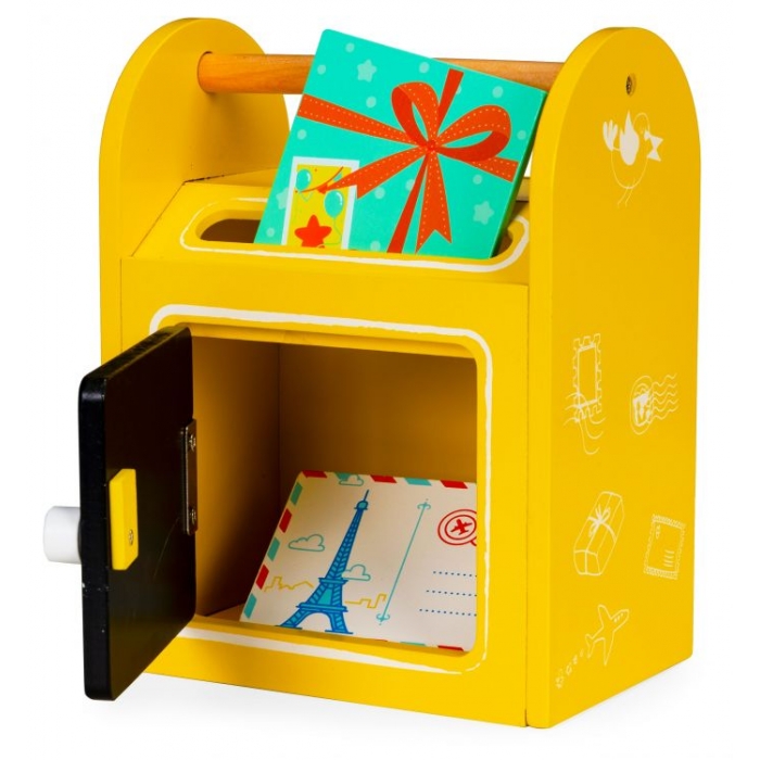 Cutie Scrisori Lemn Ecotoys - Dezvoltă Imaginația - imagine 6