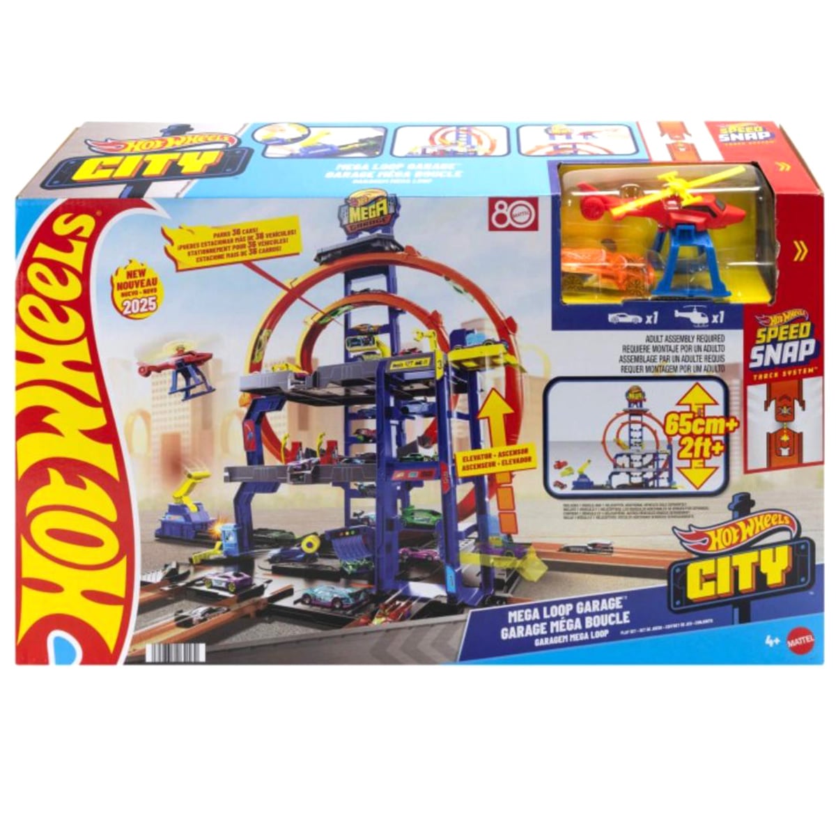 Hot Wheels Mega Garage: Set Joaca cu 3 Niveluri