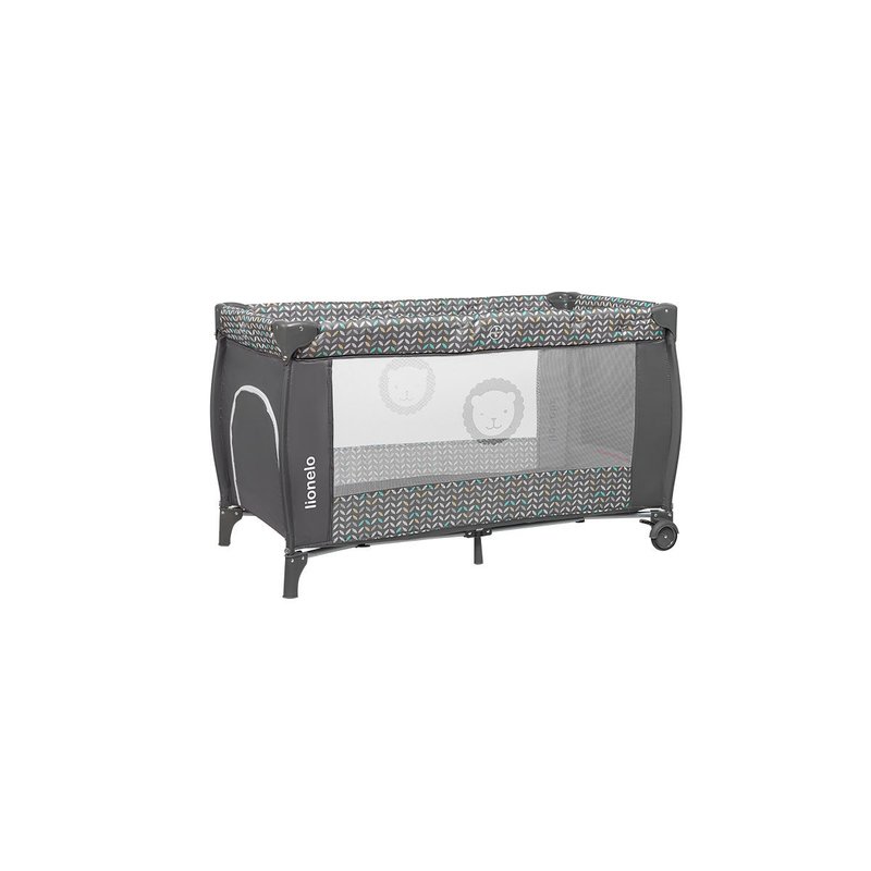 Pătuț pliant Lionelo Sven Plus, 120x60 cm, Grey Scandi - imagine 9