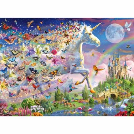 Puzzle Unicorn care luminează 200 piese Ravensburger - imagine 3