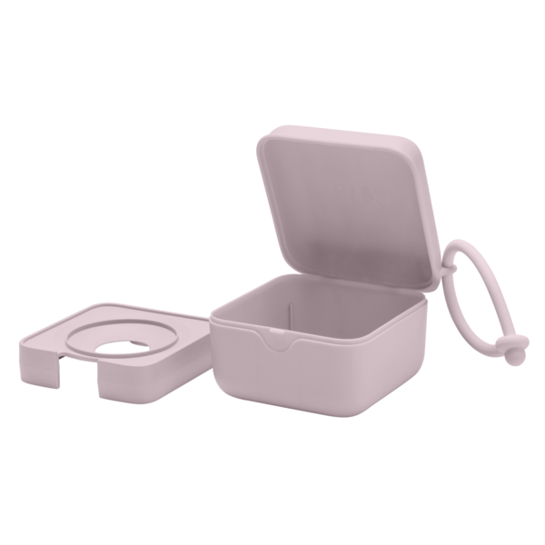 Cutie Depozitare Suzete Bibs Dusky Lilac, 3 Bucăți - imagine 2