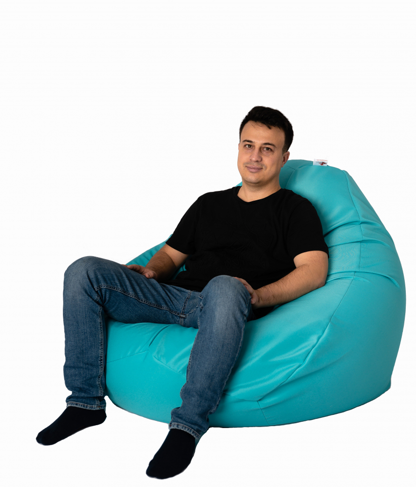 Fotoliu Puf Nirvana Panama Aqua - Confort Premium - imagine 2