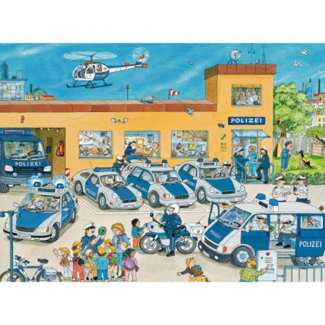 Puzzle Politie Ravensburger 100 Piese - imagine 2