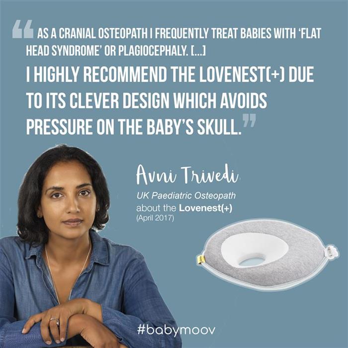 BabyMoov Lovenest Plus - Pernă Anti-Plagiocefalie