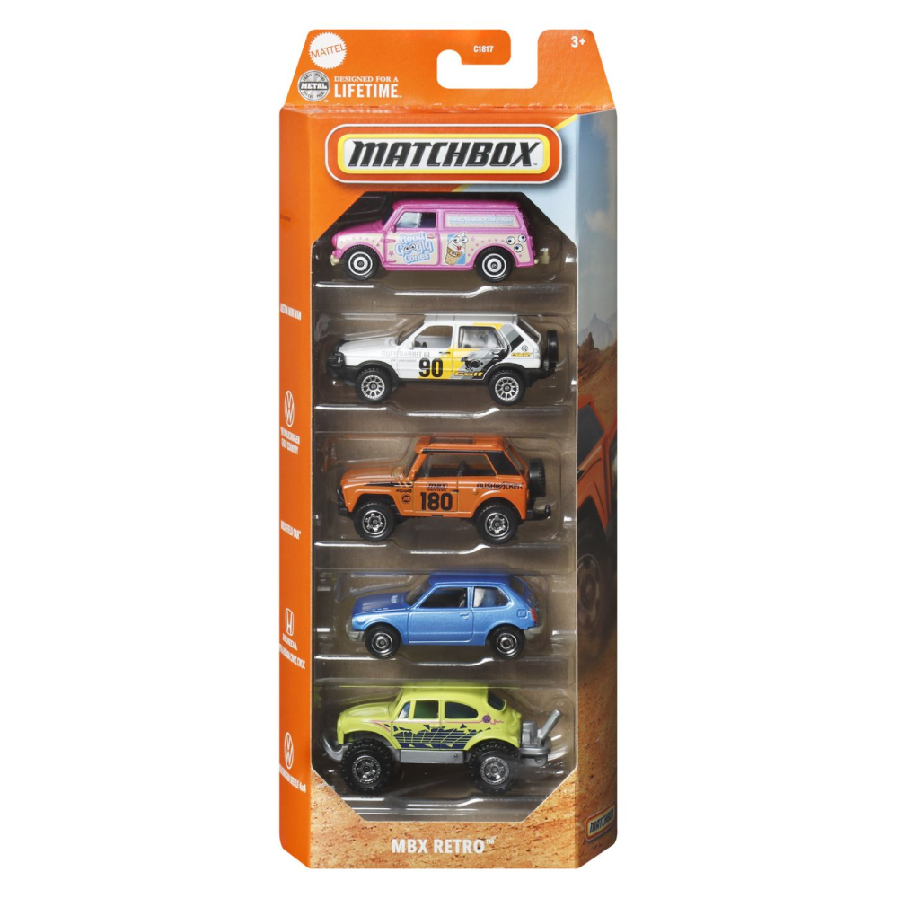 Matchbox Set 5 Masinute Metalice Mattel Retro