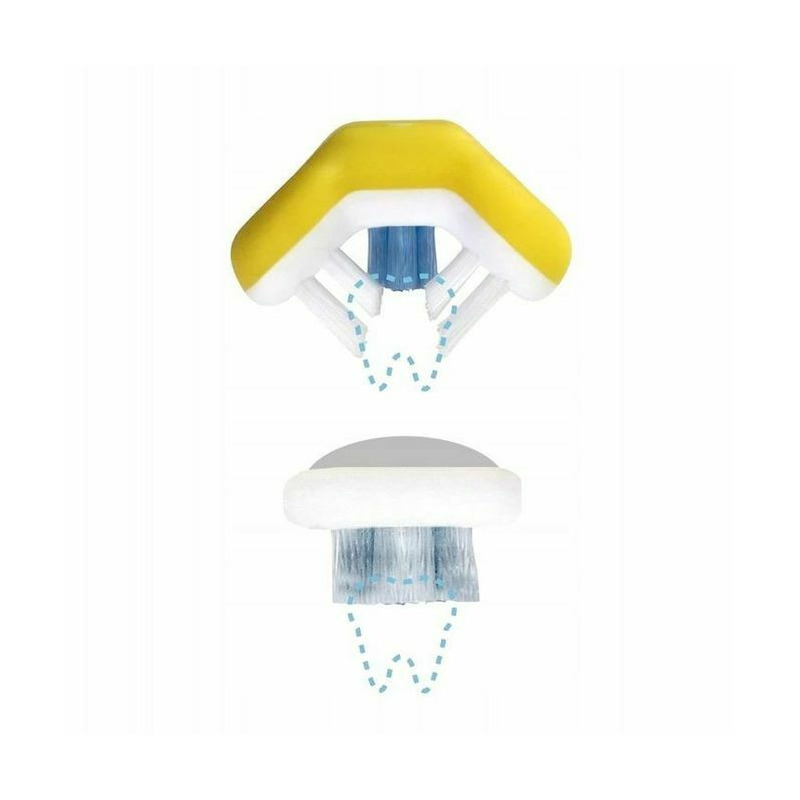 Periuta de dinti Fridababy 3D, Curatare Eficienta