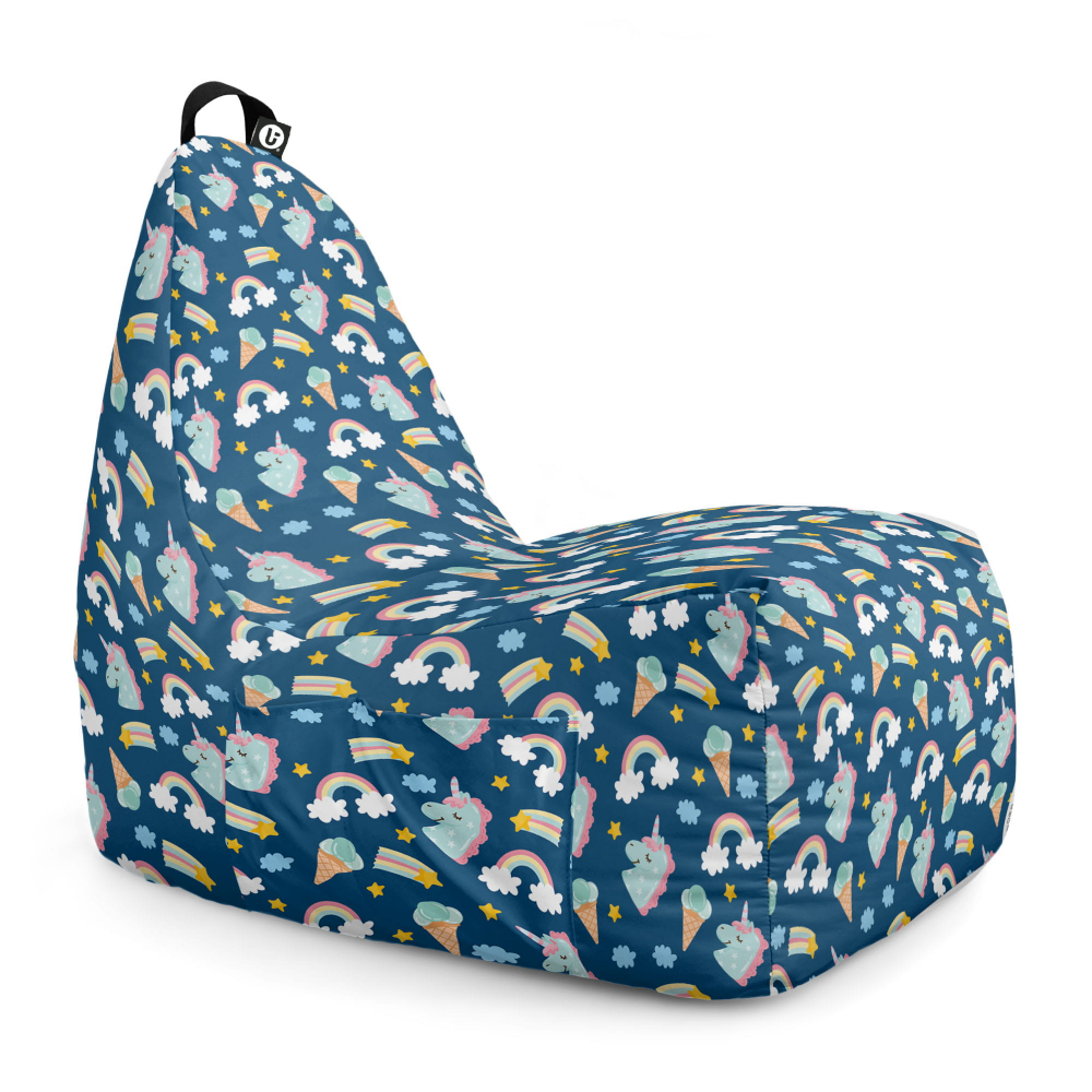 Fotoliu Puf Chill XL Updeco Unicorns - imagine 6