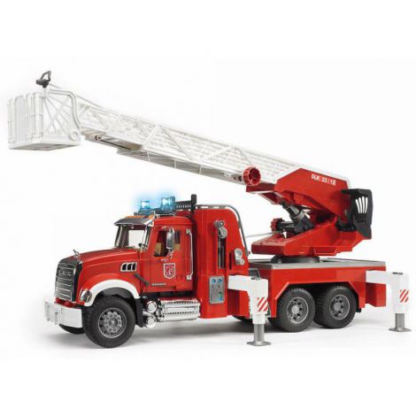 Bruder Camion Pompieri Mack Granite cu Scară