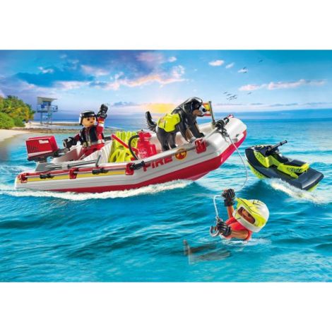 Playmobil Barcă Salvare cu Scuter - Aventură Marină! - imagine 3