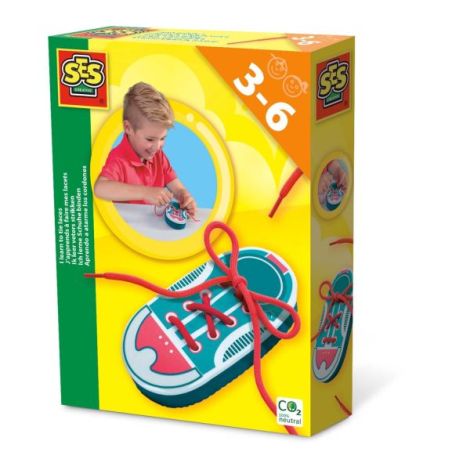 Ses Creative - Set invațare legat sireturi pentru copii