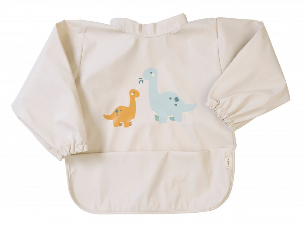 Baveta Saro Baby Impermeabila cu Maneci Dinos