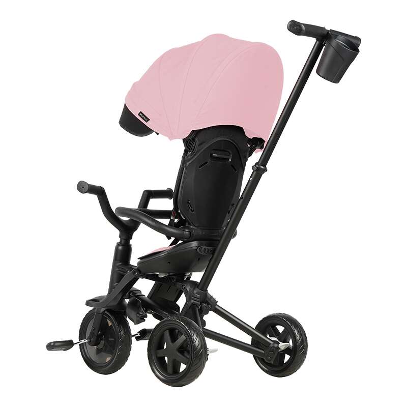 Tricicleta Qplay Nova Niello Roz, Ultrapliabila, 10 luni-25kg