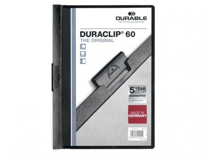 Dosar Plastic Duraclip 60, Clipuri, A4