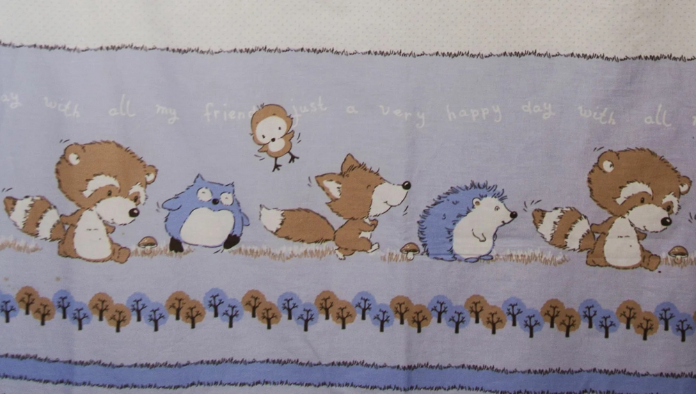 Lenjerie Pat KidsDecor Odette Blue, Bumbac, 3 Piese - imagine 4