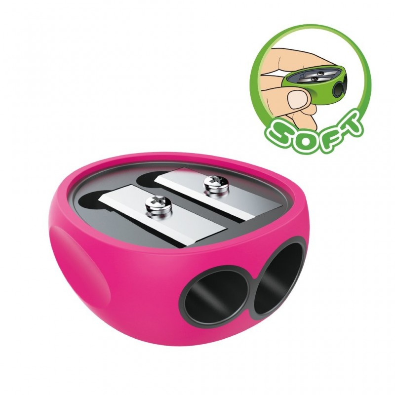 Ascutitoare Dubla Keyroad cu 2 Orificii si Grip