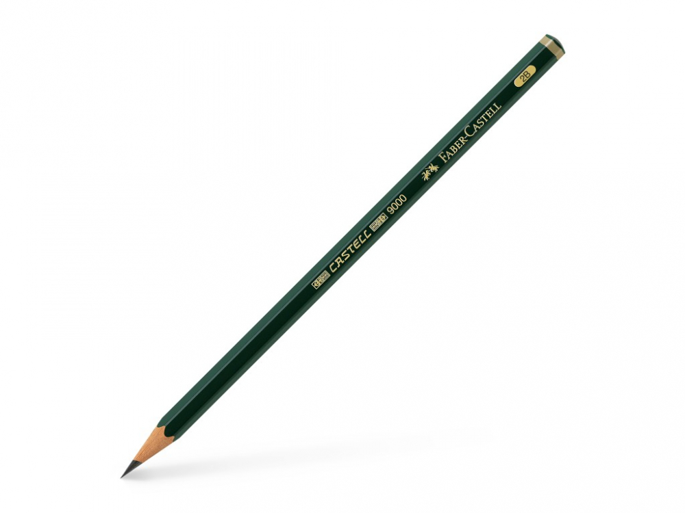 Creion Faber-Castell 9000, 2B, Hexagonal