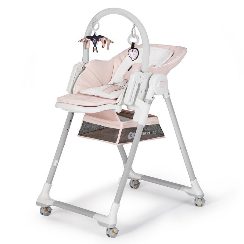 Kinderkraft Lastree 2in1 Scaun Masa + Balansoar Roz