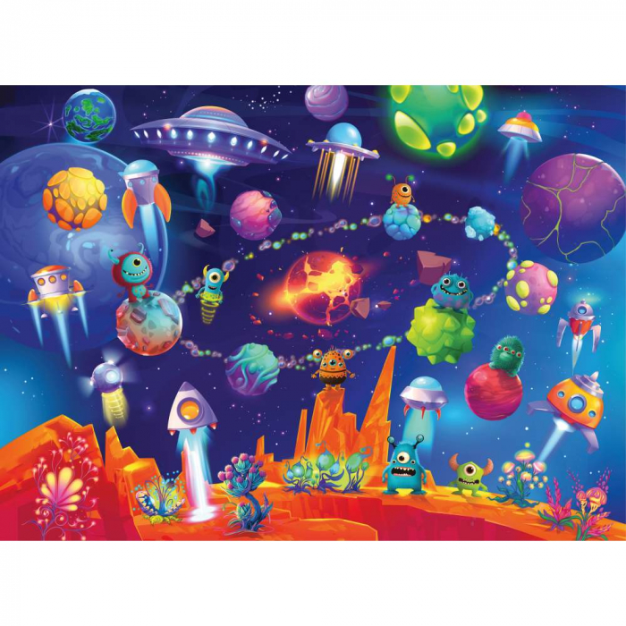 Ravensburger Puzzle Monstri Spațiu Jucărie Educativă