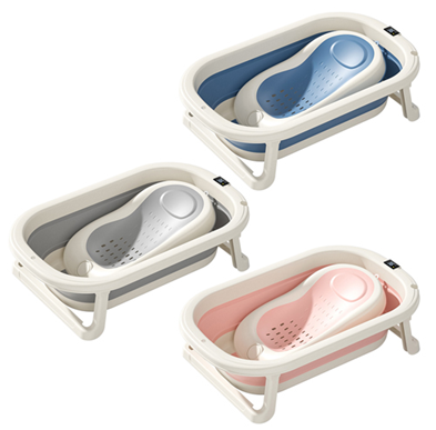 Little Mom Set Cadita Bebelusi Pink cu Suport