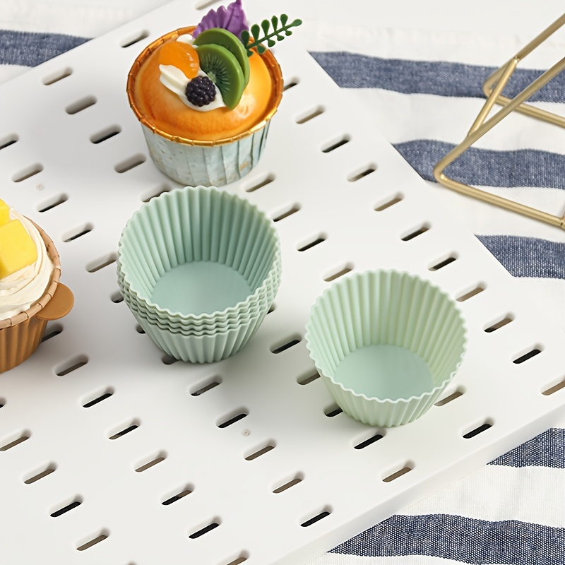 Set 6 Forme Silicon Briose Kitchenware, Antiaderente