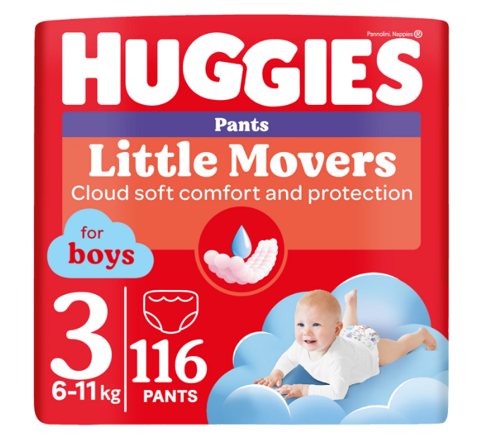 Huggies Pants Boy 6-11kg, 116 buc - Scutece chilotel - imagine 8