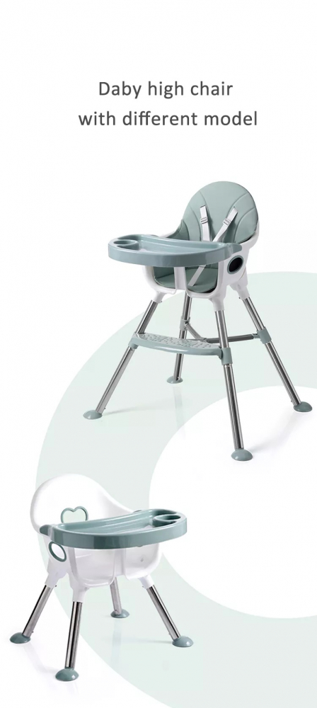 Little Mom Elite Green - Scaun Masa Transformabil - imagine 5
