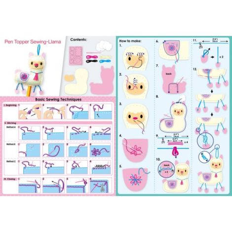 Avenir Set Cusut DIY Topper Creion Lama - imagine 4