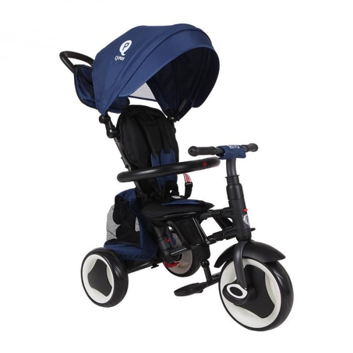 Tricicleta Pliabila Qplay Rito+ Albastru | Confort Sigur