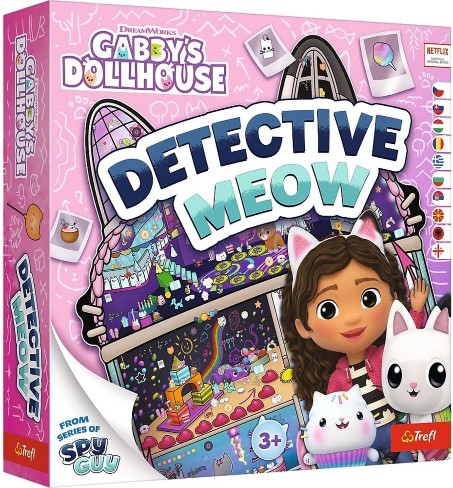 Trefl Detectivul Meow - Joc Detectiv Copii Gabby