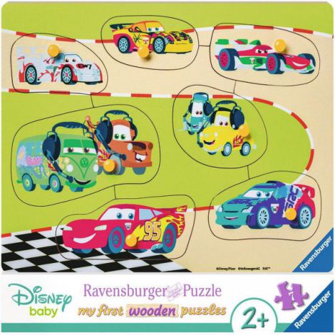 Puzzle Lemn Cars, 7 Piese, Ravensburger