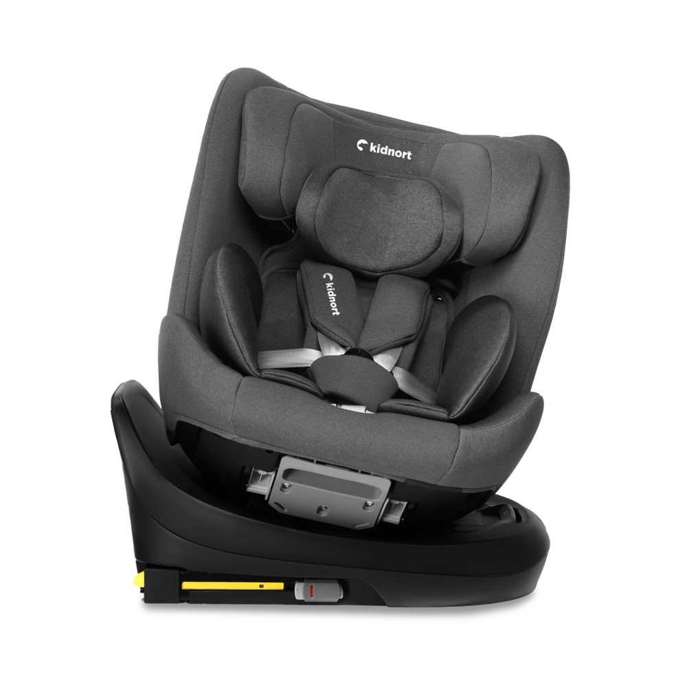 Kidnort Radjur Grey - Scaun Auto Rotativ i-Size - imagine 7
