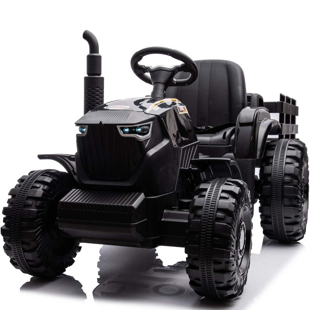 Tractor Electric Nichiduta Black 12V cu Remorcă - imagine 2